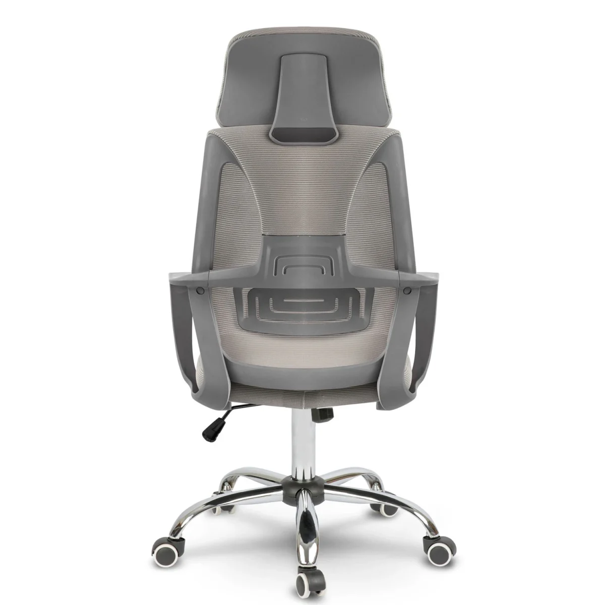 Офісне крісло з мікросітки Praga micro mesh світло-сіре – легкість і підтримка - Зображення 5