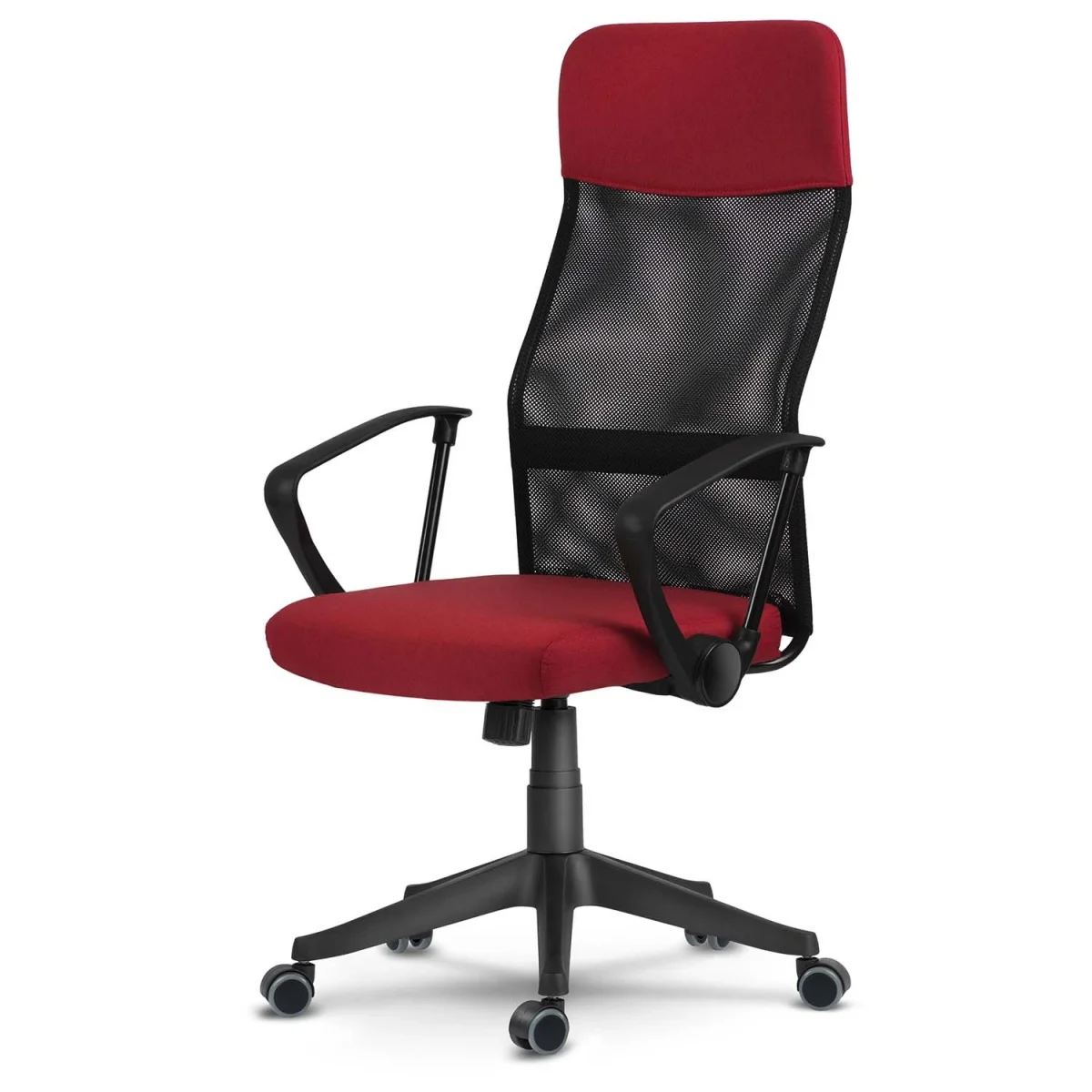 Комфортне офісне крісло Sofatel Sydney з мікросітки червоно-чорне - Зображення 3