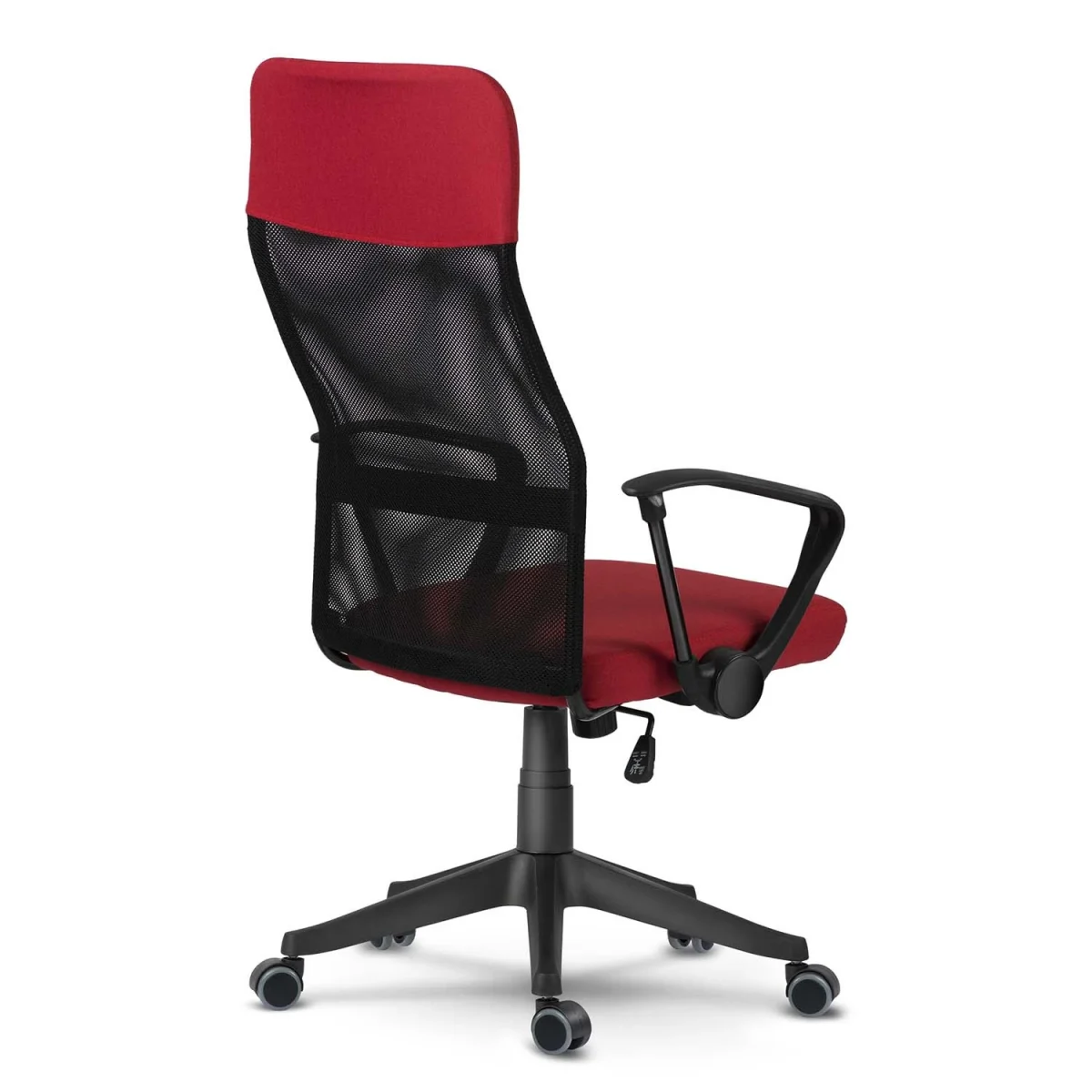 Комфортне офісне крісло Sofatel Sydney з мікросітки червоно-чорне - Зображення 5