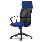 Офісне крісло з мікросітки Sofatel Sydney синьо-чорне для комфорту - Зображення 3