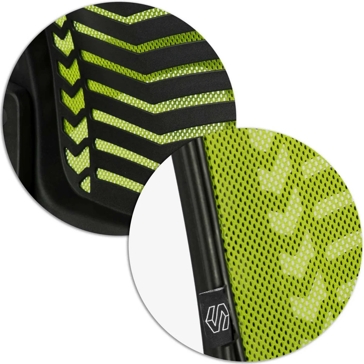 Офісне крісло Sofotel Denar з мікросітки зелене для вашого офісу - Зображення 7