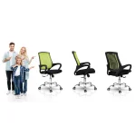 Офісне крісло Sofotel Denar з мікросітки зелене для вашого офісу - Зображення 14