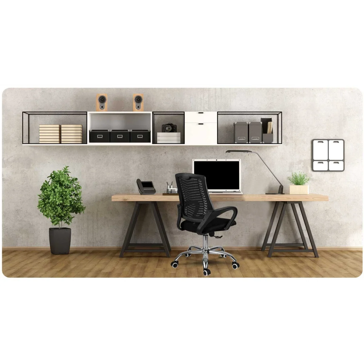 Офісне крісло з мікросітки Sofotel Denar чорне для комфорту та стильності - Зображення 8