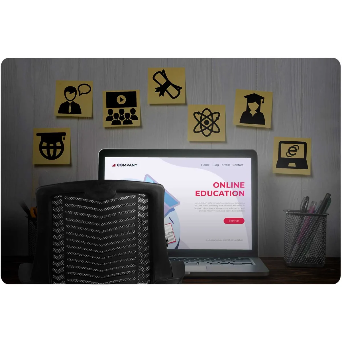 Офісне крісло з мікросітки Sofotel Denar чорне для комфорту та стильності - Зображення 9