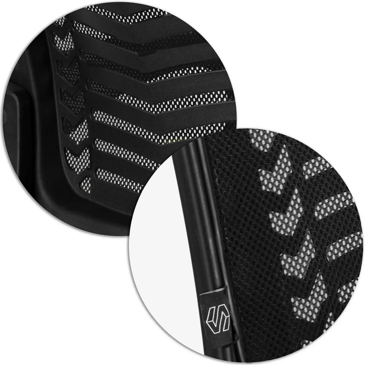 Офісне крісло з мікросітки Sofotel Denar чорне для комфорту та стильності - Зображення 10