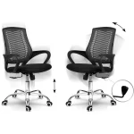 Офісне крісло з мікросітки Sofotel Denar чорне для комфорту та стильності - Зображення 13