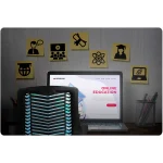 Офісне крісло Sofotel Denar блакитне з мікросітки для комфорту - Зображення 9