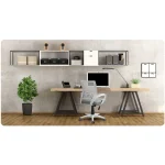 Офісне крісло з мікросітки Sofotel Latok світло-сіре для комфорту - Зображення 8