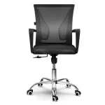 Офісне крісло Sofatel Gontia з мікросітки чорне для зручності - Зображення 2