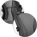 Офісне крісло Sofatel Gontia з мікросітки чорне для зручності - Зображення 6