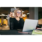 Офісне крісло Sofotel Nicea сіре з мікросітки для тривалих сесій - Зображення 9