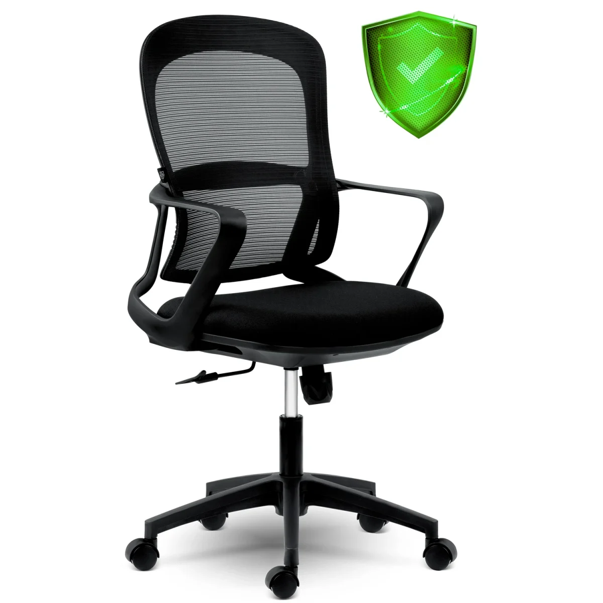 Офісне крісло Sofotel Haga чорне – комфорт і стиль для вашого робочого місця - Зображення 9