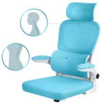 Офісне крісло Sofotel Formax блакитне з мікросітки для довготривалого комфорту - Зображення 11