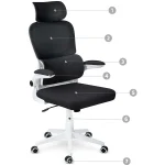 Офісне крісло з мікросітки Sofotel Formax чорне – комфорт і стиль для офісу - Зображення 7