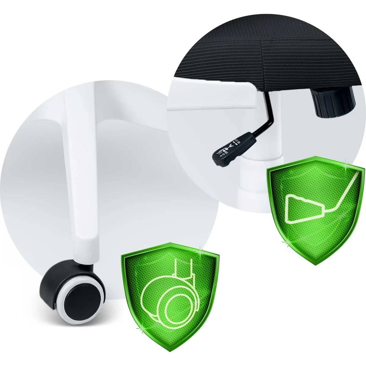 Офісне крісло з мікросітки Sofotel Formax чорне – комфорт і стиль для офісу - Зображення 14