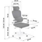 Офісне крісло з мікросітки Sofotel Formax чорне – комфорт і стиль для офісу - Зображення 15