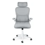 Зручне офісне крісло Sofotel Formax сіре з мікросітки - Зображення 4