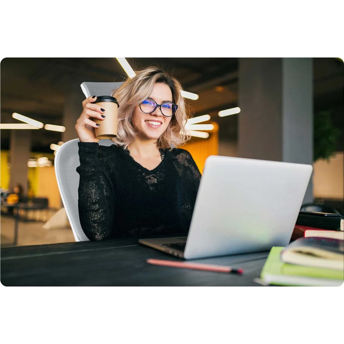 Зручне офісне крісло Sofotel Formax сіре з мікросітки - Зображення 8