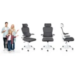 Графітове офісне крісло з мікросітки Sofotel Formax для комфорту - Зображення 8