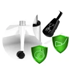 Офісне крісло Sofotel Wizo сіро-біле з мікросітки - Зображення 14