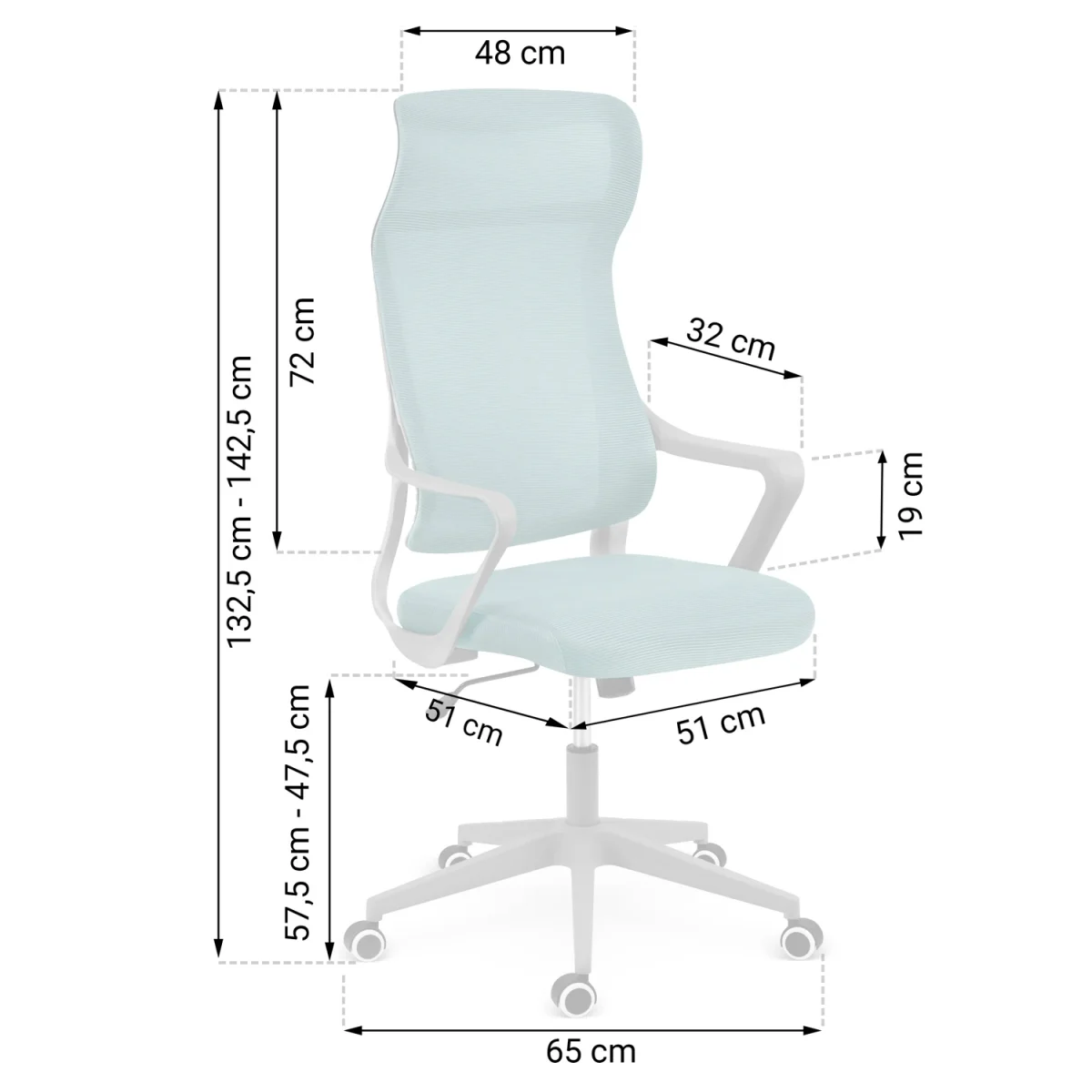 Морське офісне крісло з мікросітки Sofotel Labi для комфорту - Зображення 10
