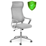 Офісне крісло з мікросітки Sofotel Labi сіре для комфортної роботи - Зображення 2