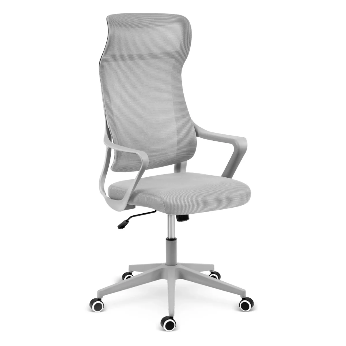 Офісне крісло з мікросітки Sofotel Labi сіре для комфортної роботи - Зображення 6