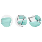 Офісне крісло Sofotel Labi м'ятне з мікросітки - Зображення 7