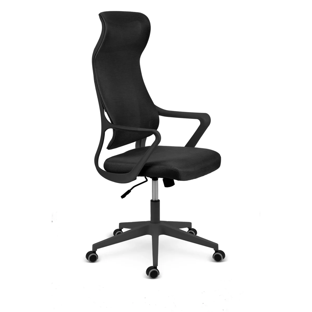 Офісне крісло Sofotel Labi з мікросітки чорне для комфорту - Зображення 15