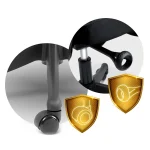 Офісне крісло з мікросітки Sofotel Brema чорне для тривалих робочих годин - Зображення 8