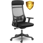 Офісне крісло з мікросітки Sofotel Brema чорне для тривалих робочих годин - Зображення 9