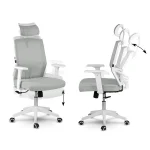 Офісне крісло Sofotel Rotar: Сіра мікросітка для максимального комфорту - Зображення 12