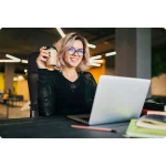 Офісне крісло Sofatel Tamar з чорної мікросітки - Зображення 12