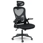 Офісне крісло з мікросітки Sofotel Todden чорне для ефективної роботи - Зображення 2