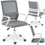 Офісне крісло з мікросітки Sofatel Corta темно-сіре для зручності