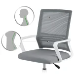 Офісне крісло з мікросітки Sofatel Corta темно-сіре для зручності - Зображення 13