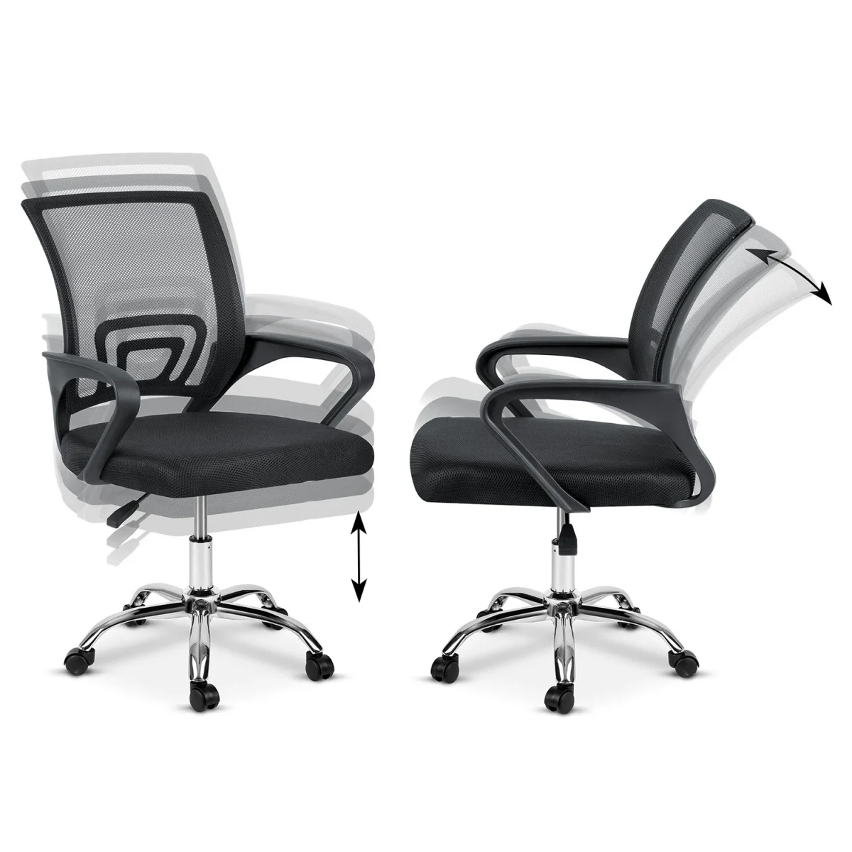 Офісне крісло Sofotel Emeri з мікросітки для комфортної роботи - Зображення 10