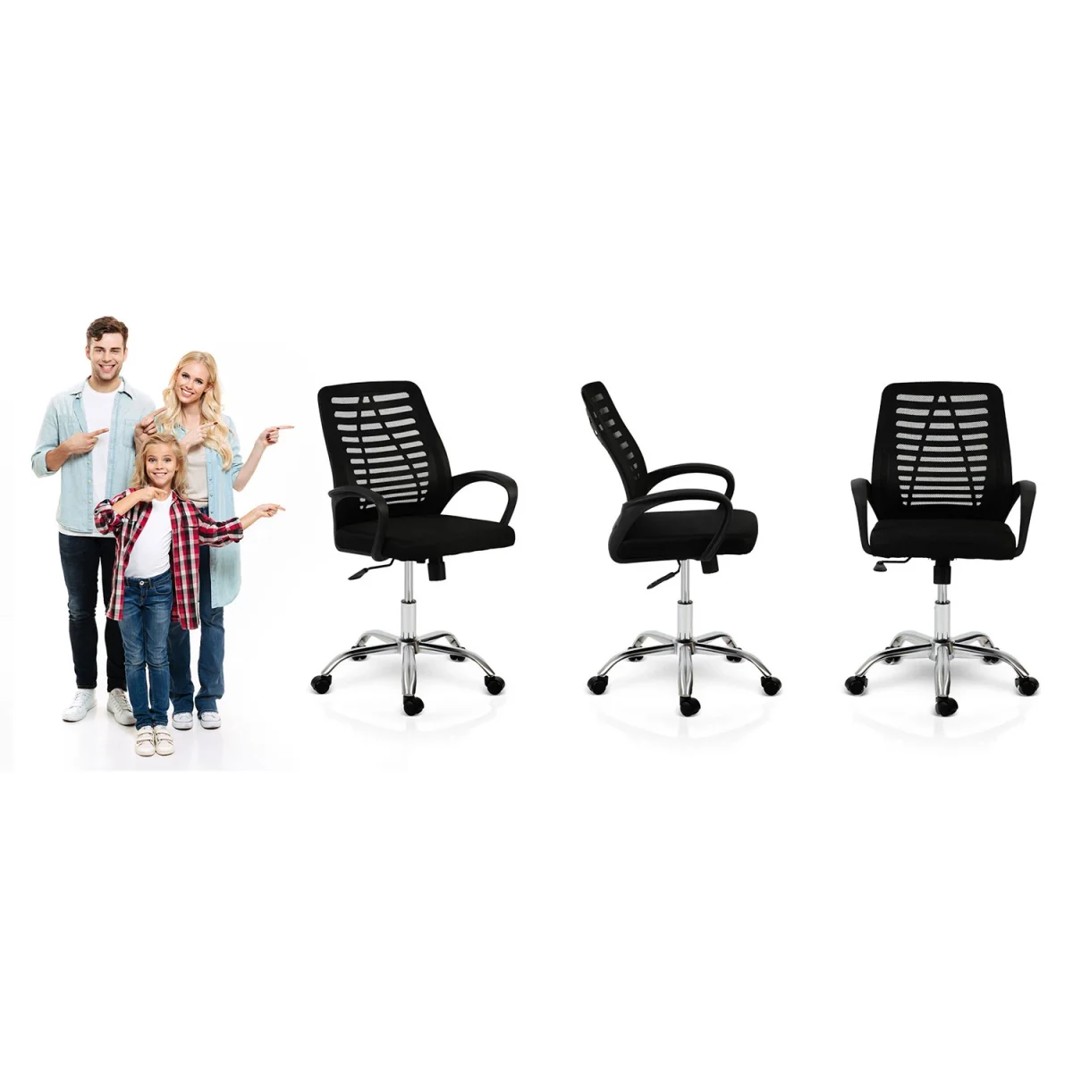 Офісне крісло Sofotel Belar з мікросітки для комфорту - Зображення 9