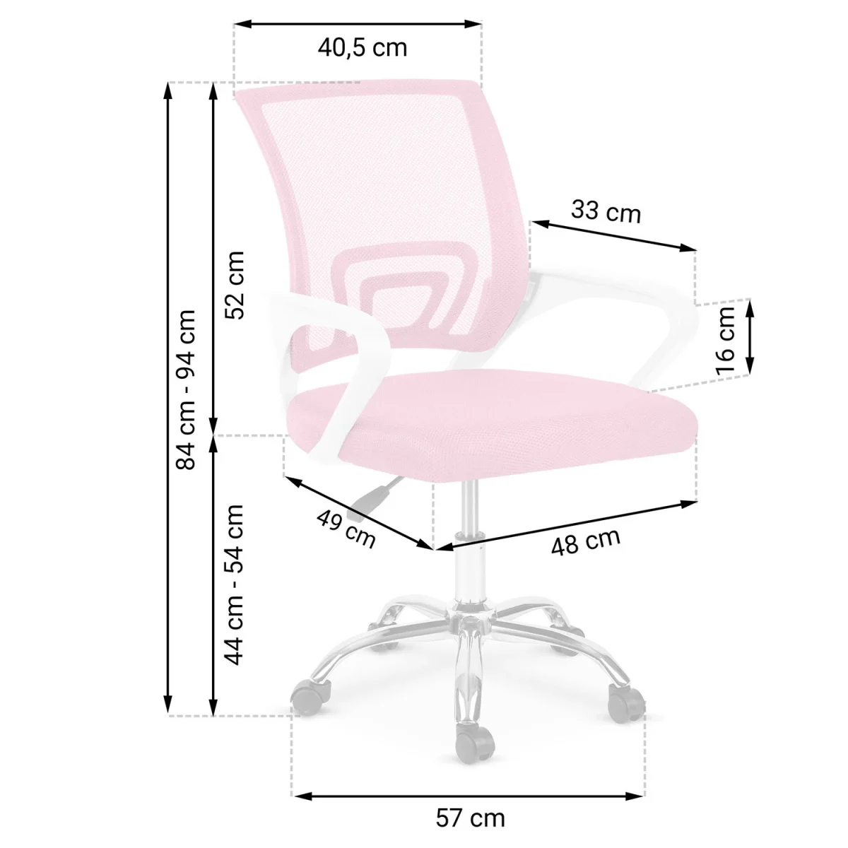 Офісне крісло Sofotel Emeri з мікросітки для комфорту на робочому місці - Зображення 6