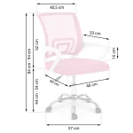Офісне крісло Sofotel Emeri з мікросітки для комфорту на робочому місці - Зображення 6