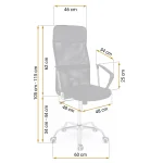 Зручне офісне крісло Sofotel Sorti з мікросітки - Зображення 6