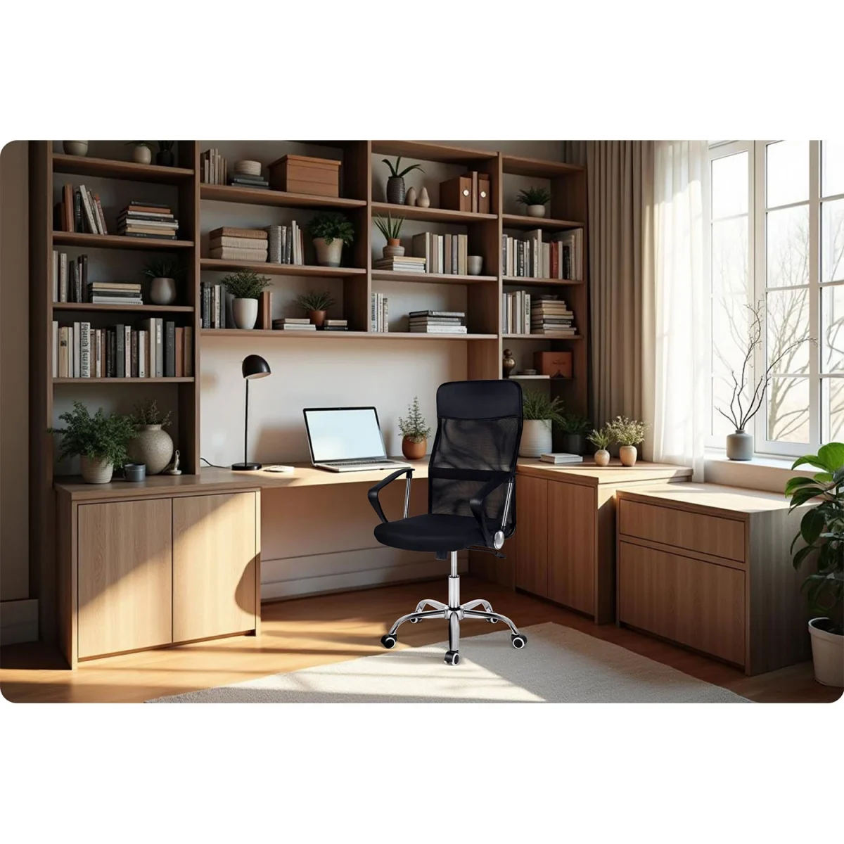 Зручне офісне крісло Sofotel Sorti з мікросітки - Зображення 13