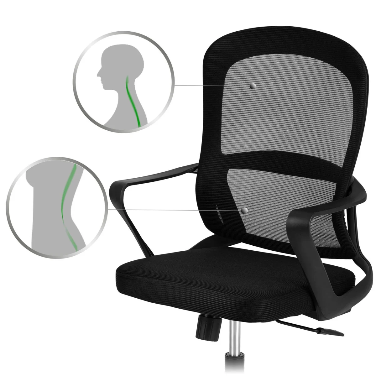 Офісне крісло Sofotel Carillo з мікросітки для тривалого використання - Зображення 13