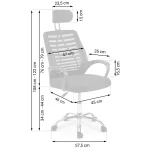 Офісне крісло з мікросітки Sofotel Bristi для тривалого сидіння - Зображення 6