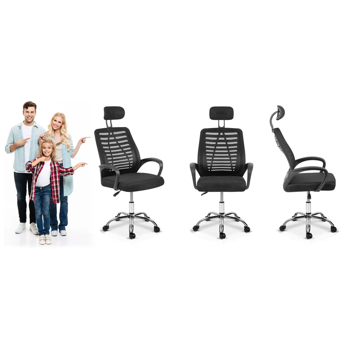 Офісне крісло з мікросітки Sofotel Bristi для тривалого сидіння - Зображення 13