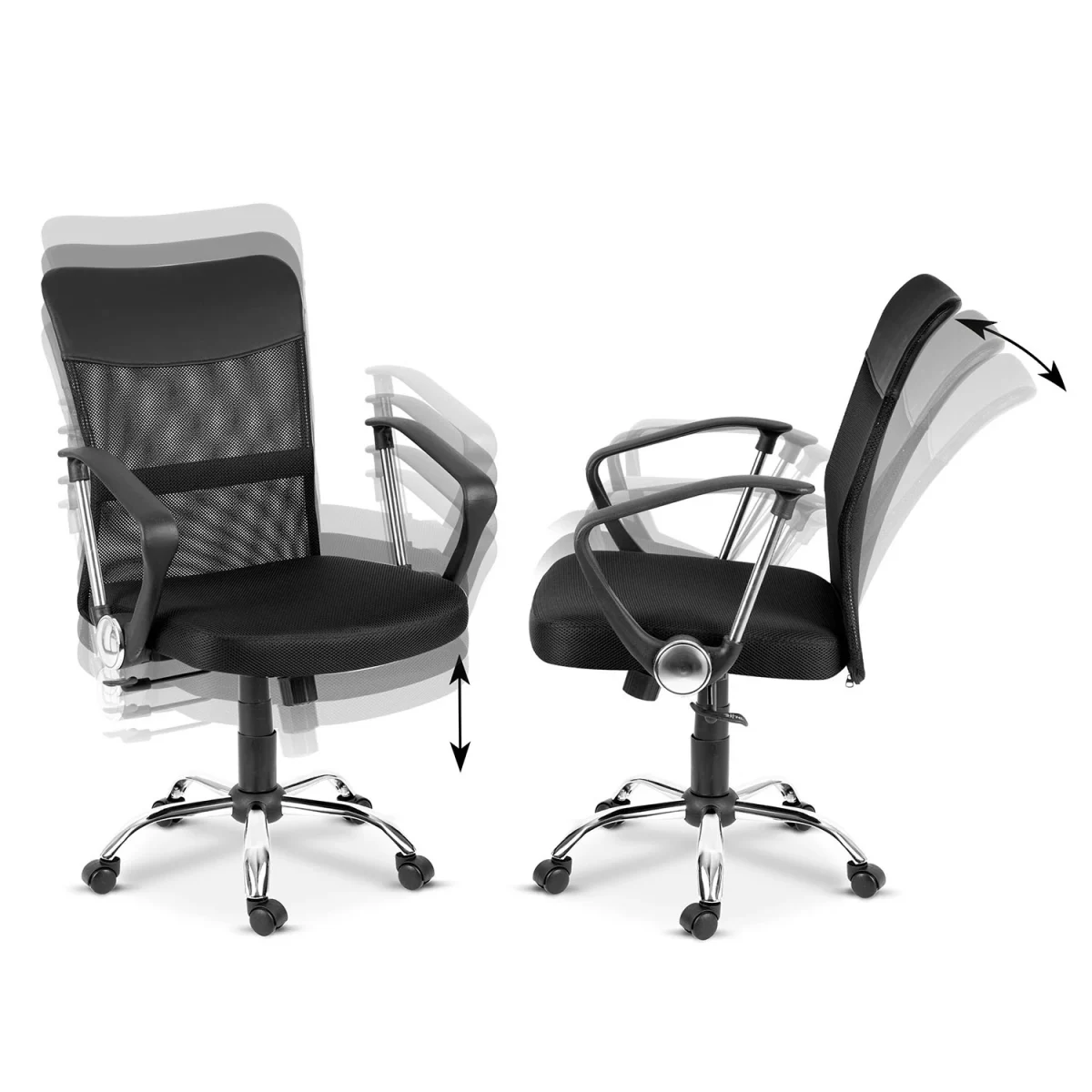 Офісне крісло Sofotel Vensi з мікросітки для довготривалого використання - Зображення 8