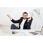 Офісне крісло Sofotel Vensi з мікросітки для довготривалого використання - Зображення 9