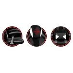 Стильне геймерське крісло Shiro чорно-біле для ігор та роботи - Зображення 9