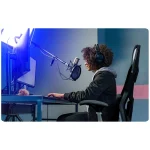 Стильне геймерське крісло Shiro чорно-біле для ігор та роботи - Зображення 7