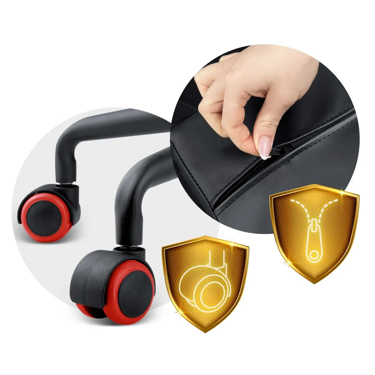 Червоне геймерське крісло Sofotel Katarina для максимального комфорту - Зображення 4